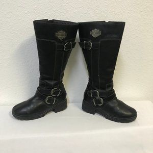 Harley Davidson Motorcycle Boots Ladies Size 6 #85